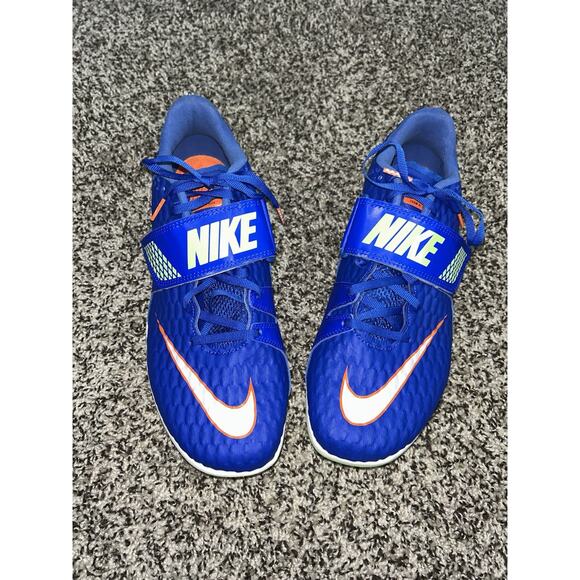 Nike High Jump Elite Track Shoes Racer Blue Mens Sz 10 - Picture 4 of 8
